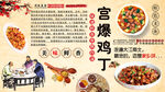 宫爆鸡丁背景墙