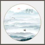 水墨山水画