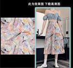 线条  扎染