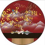 圆形装饰画 