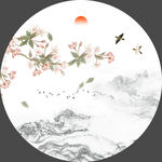 花鸟山水画