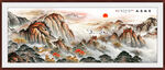 泰山办公室装饰画