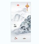 水墨山水画