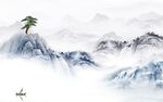 人气 简约最新山水 tif分层