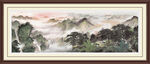 紫气东来山水画