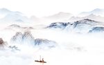 最新 中式新款山水 tif分层