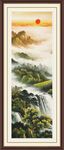 国画水墨山水画 新中式山水画