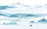 客厅 高档爆款山水 TIF分层