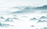高清 客厅清晰山水 TIF分层
