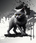 灰色一只猫