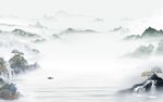 现代 简约背景山水 tiF分层