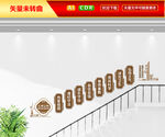 文明公约楼梯文化墙