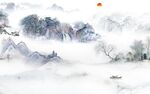 现代 高档简约山水 TIF分层