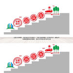 文明出行文化墙