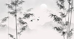水墨竹子