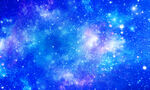 宇宙蓝色星空背景