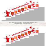 廉洁文化进校园楼梯文化墙
