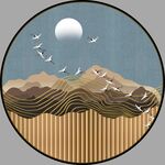 圆形装饰画 