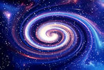 高清宇宙漩涡星空图