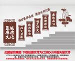 清廉医院楼道文化墙