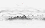 水墨山水风景画
