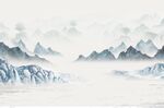 水墨山水画
