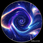圆形星空图