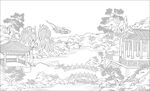 建筑白描
