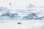 水墨山水画