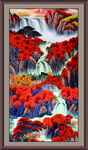 山水竖幅