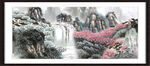大厅山水画 