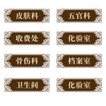 中医科室牌