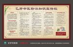 乙肝中医药防治知识宣传栏
