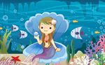 海洋世界壁画