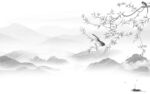 极简灰色山水 TiF分层