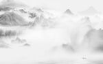 大气 灰色高清山水 TiF分层