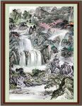 巨幅山水画