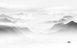 大气 奢雅灰色山水 TiF分层