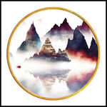人气 简约高清山水 TiF分层