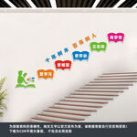 学校楼梯文化墙