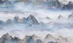 高清简约山