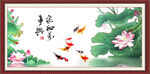荷花鲤鱼图