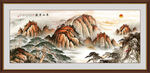 泰山风景画