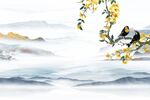 山水画花鸟图