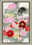 国画牡丹 