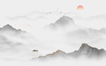 水墨山水画