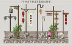 乡村高杆路灯