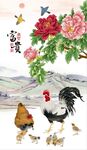 金鸡报晓 