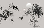 墨竹背景墙