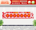 清廉七笔账文化墙